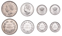Portugal, Luis I, 200 Reis, 1863, 100 Reis, 1889, 50 Reis (2), both 1889, all Lisbon (Gomes 08.20, 09.23, 10.03; KM...