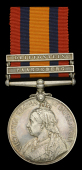 Queen’s South Africa 1899-1902, 2 clasps, Paardeberg, Driefontein (6 Tpr. J. H. Eakin. Tuckers Scouts.) extremely...