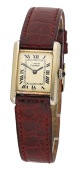 Must de Cartier. A lady’s gold plated rectangular wristwatch, Tank, circa 1980.
Movement: manual winding, 17...