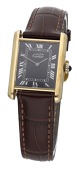 Must de Cartier. A lady’s gold plated rectangular wristwatch, Tank, circa 2000.
Movement: manual winding.
Dial:...