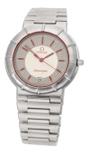 Omega. A stainless steel wristwatch with date and bracelet, Seamaster, Dynamic, ‘Spider’, circa 1980.
Movement:...