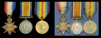 Three: Private W. Fowler, Royal Welsh Fusiliers, later Labour Corps
1914-15 Star (26248 Pte. W. Fowler. R.W. Fus.);...