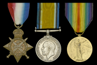 Three: Private A. Brickley, Royal Irish Rifles, who was killed in action on the Western Front on 10 March...