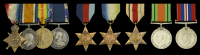 Nine: Leading Stoker A. V. Rowe, Royal Navy

1914-15 Star (K.18026, A. V. Rowe, Sto.1., R.N.); British War and...