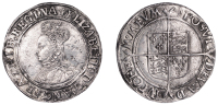 Elizabeth I (1558-1603), First issue, Shilling, mm. lis, bust 1D, beaded and wire-line inner circles, lettering of...