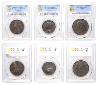 Victoria, Penny, 1865/3, Halfpenny, 1853 (F 51; BMC 1539, 1666; S 3949, 3954); JERSEY, Victoria,...