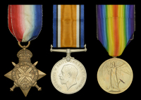 Three: Lance Corporal J. Tower, Royal West Surrey Regiment

1914 Star (L-9926 Pte. J. Tower. 2/The Queen’s R.);...