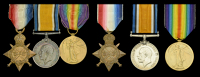 Three: Sergeant W. R. Wright, Yorkshire Regiment, who was killed in action on the Western Front on 8 February...