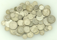 Miscellaneous, Miscellaneous Australian coins in silver (approx. 100+), various types [Lot]. Generally extremely...
