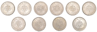 Angola, Overseas Province, 20 Escudos, 1955, Lisbon (KM 74) [10]. Lustrous, mint state	 £100-£120