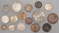 Victoria, Crown, 1893 lvi (ESC 2593; S 3937); Edward VII, Shilling, 1906 (ESC 3592; S 3982); together with...
