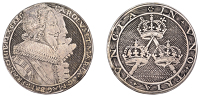 Charles I and Henrietta Maria, a silver counter in the style of S. de Passe, c. 1625-9, conjoined busts right, rev....