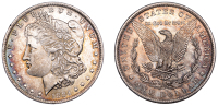 United States of America, Dollar, 1884o, New Orleans (KM 110). Beautifully toned, good extremely fine	 £100-£120