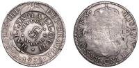 Scotland, BalFron (Lanarkshire), Ballindalloch Cotton Works, a MEXICO, Charles IIII, 8 Reales, 1795fm, Mexico City,...