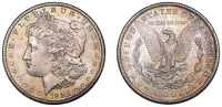 United States of America, Dollar, 1881s, San Francisco (KM 110). Prettily toned and prooflike, good extremely fine	...