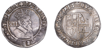 James I (1603-1625), Second coinage, Shilling, fifth bust, mm. trefoil, reads bri fra and hi, 5.82g/3h (Oddie, BNS...