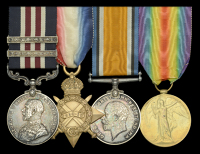 A fine Great War 'Western Front' M.M. and Second and Third Award Bars group of four awarded to Private G. Fraser,...