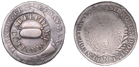 Scotland, Deanston (Perthshire), Adelphi Cotton Works, a France, Louis XV, Half-Écu aux rameaux d’olivier, 1726n,...