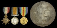 Three: Private W. A. Sheppard, King’s Royal Rifle Corps, who died of wounds received in the opening engagements of...