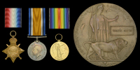 Three: Private W. Smith, Royal Welsh Fusiliers, who was killed in action in Mesopotamia on 11 April 1917

1914-15...