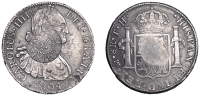 Scotland, FINTRY (Stirlingshire), J. Stewart, a Mexico, Charles IIII, 8 Reales, 1804th, Mexico City, obv....