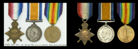 Three: Private W. O. W. Davies, Royal Welsh Fusiliers, later Royal Fusiliers
1914-15 Star (26163 Pte. W. O. W....