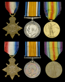 Three: Sergeant J. Davies, Welsh Regiment
1914-15 Star (2091 Sjt. J. Davies. Welsh R.); British War and Victory...