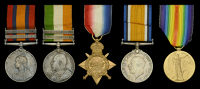 Five: Staff Sergeant A. Douglas, Highland Light Infantry, later South African Constabulary and 8th Battalion, South...