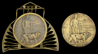 Memorial Plaque (2) (John Joseph Webb; Herbert Price Wynne) the first displayed in ornate contemporary brass frame,...
