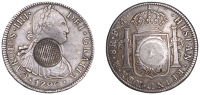 Scotland, Glasgow (Lanarkshire), Thistle Bank, a MEXICO, Charles IIII, 8 Reales, 1796fm, Mexico City, obv....