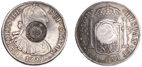 Scotland, Glasgow (Lanarkshire), Thistle Bank, a MEXICO, Charles IIII, 8 Reales, 1799fm, Mexico City, obv....