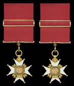 The Most Honourable Order of the Bath, C.B. (Military) Companion’s breast badge, 22 carat gold and enamels,...