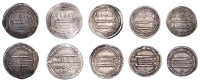 Islamic issues, ABBASID, Al-Rashid, Dirham, AH 187-93 (803-9 AD), al-Rafiqah, 2.92g/9h (Album 219.2); with similar...