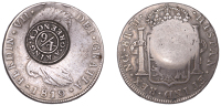 Scotland, Greenock (Renfrewshire), Archibald King, a Guatemala, Ferdinand VII, 8 Reales, 1819m, Nueva Guatemala,...