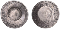 Scotland, Greenock (Renfrewshire), McFie Lindsay & Co., a Bolivia, Charles IIII, 8 Reales, 1804pj, Potosi, obv....