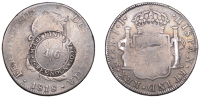 Scotland, Greenock (Renfrewshire), McFie Lindsay & Co., a MEXICO, Fredinand VII, 8 Reales, 1818jj, Mexico City, obv....