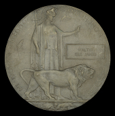 Memorial Plaque (Walter Ible James) extremely fine	 £70-£90