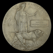 Memorial Plaque (Francis Reginald Orme) extremely fine	 £80-£100