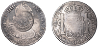 Scotland, Greenock (Renfrewshire), J. & A. Muir, a contemporary copy of a MEXICO, Charles IIII, 8 Reales, 1803ft,...