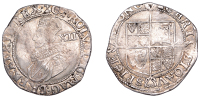 Charles I (1625-1649), Tower mint, Shilling, Gp B [type 1a], second bust, mm. cross Calvary, reads br fr and hib,...