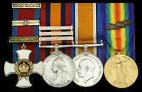 A Great War ‘St Eloi, June 1917’ D.S.O. and ‘Klein Zillebeke, August 1917’ Second Award Bar group of four...
