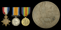 Three: Private E. T. Bayliss, Royal Welsh Fusiliers, who was killed in action on the Western Front on 4 May...