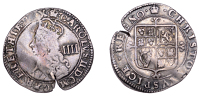 Charles II (1660-1685), Third Hammered issue, Groat, mm. crown, 1.91g/9h (ESC 322; N 2768; S 3324). Good fine, small...
