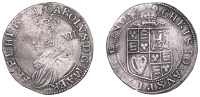 Charles I (1625-1649), Tower mint, Shilling, Gp B [type 1b2], second bust, mm. feathers, elongated bust, reads ma br...