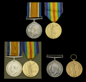 Pair: Private A. Cooper, Royal Welsh Fusiliers
British War and Victory Medals (241825 Pte. A. Cooper. R.W. Fus.)...