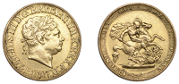 George III (1760-1820), New coinage, Sovereign, 1817 (Hill 1; S 3785). Good fine 	 £1,200-£1,500