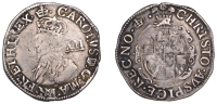 Charles I (1625-1649), Tower mint, Shilling, Gp E [North Gp D, type 3b], fourth bust, mm. crown, small portrait of...