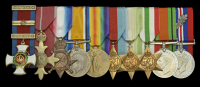 A rare Second World War D.S.O. and Bar, inter-war O.B.E. group of ten awarded to Captain G. F. Stevens-Guille, Royal...