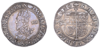 Charles I (1625-1649), Tower mint, Shilling, Gp F [North Gp E, type 4.2], fifth bust, mm. tun, bust with...
