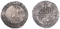 Charles I (1625-1649), Tower mint, Shilling, Gp F [North Gp E, type 4.2], fifth bust, mm. anchor (flukes to left on...